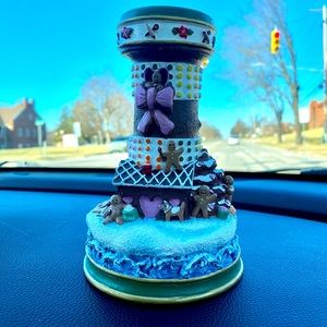 VINTAGE Christmas Lighthouse Candle Stick Holder from the 90’s !!
